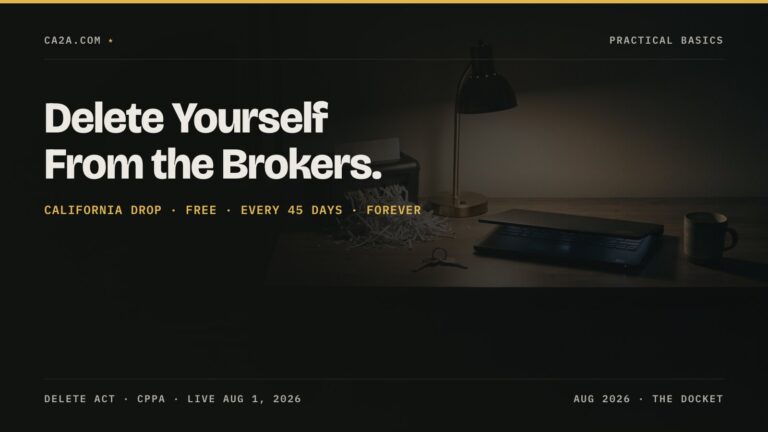 Delete Yourself From the Brokers. California DROP · Free · Every 45 days · Forever